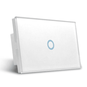 Smart Home 1 Gang Light Switch Available in White/Black