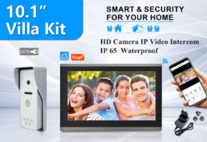 10″ WIFI Video Intercom Doorbell Tuya APP Touch Screen Wired Security HD Camera