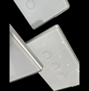 Smart Home Metal Frame Series – Silver Available in White/Black Available in 1,2,3,4,5,6 Gang