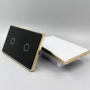 Smart Home Metal Frame Series – Gold Available in White/Black Available in 1,2,3,4,5,6 Gang