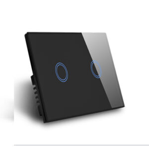 Smart Home 2 Gang Light Switch Available in White/Black