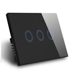Smart Home 3 Gang Light Switch Available in White/Black